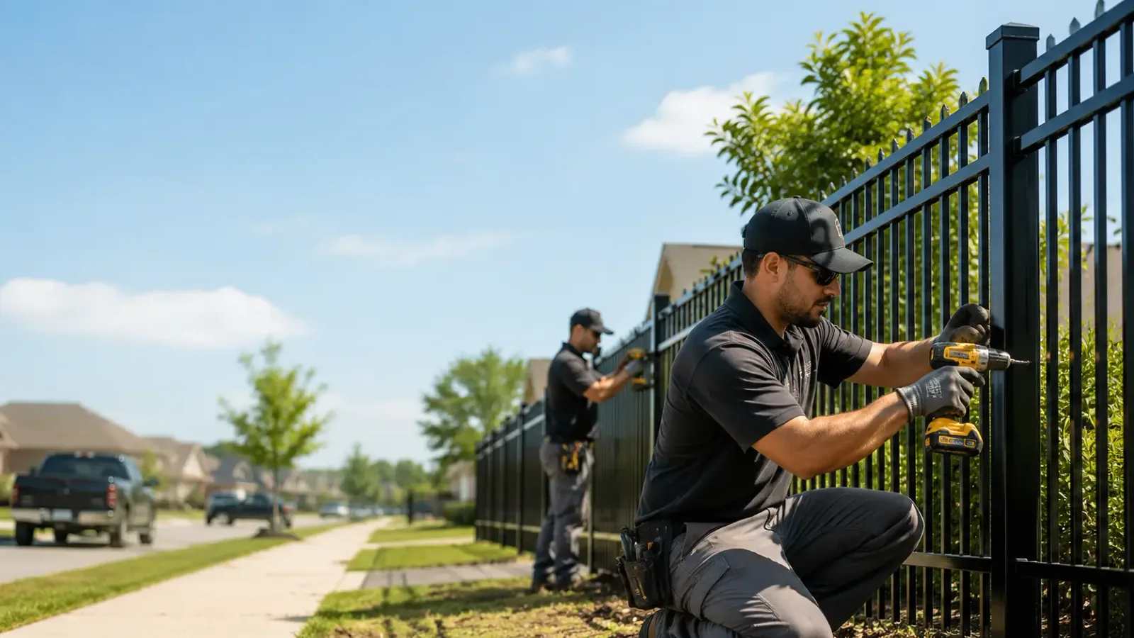 Metal Fence Installation in Falls, PA